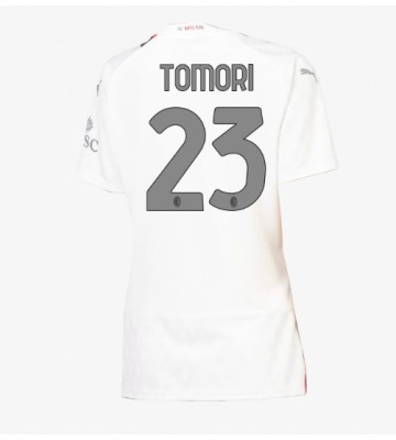 AC Milan Fikayo Tomori #23 Replika Udebanetrøje Dame 2023-24 Kortærmet